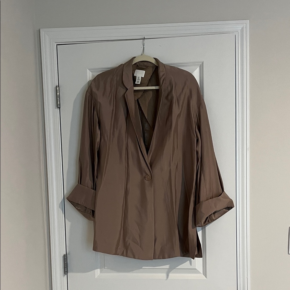 H&M Brown Button Down Shirt